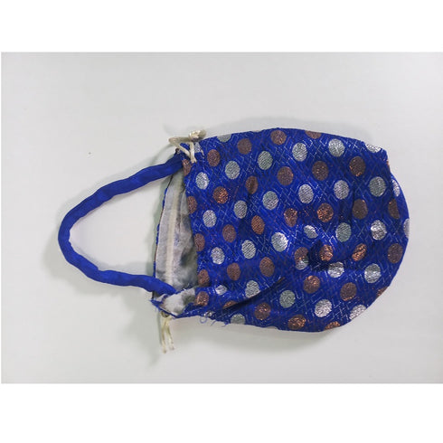 Blue Color Potli Bag (Pack of 10) - 1200gms